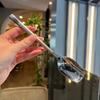 Cuchara acero inoxidable alto valor coreana cabeza cuadrada engrosada casera para sandía sopa comer linterna mango largo