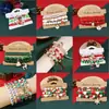 Pulseira de Contas com Elementos de Natal Europeus e Americanos Papai Noel Galhos de Rena Boneco de Neve Pingente Conjunto Combinado de 4 Peças Pulseira