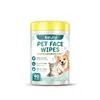 Toallitas de Limpieza Facial para Mascotas EELJOY - Limpieza diaria para gatos y perros, elimina manchas faciales, limpias y refrescantes, toallitas húmedas portátiles