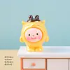 Creativos de Moda para Jugar Huevos de Color Sólido Miniaturas de Oficina Escritorio Adornos Pequeños Joyería de Resina Mini Lindos Grano Rojo de Internet Adornos Colgantes
