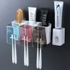 Suministros para el baño del hogar utensilios domésticos lavabo cepillo de dientes pasta de dientes estante de almacenamiento de baño montado en la pared