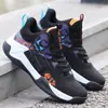 Zapatillas de baloncesto al por mayor para comercio exterior, nuevos modelos primavera-verano, zapatillas deportivas de malla fly-knit, zapatos casuales de moda para estudiantes, para correr, para hombre