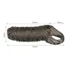 C657 C663 Condón de Hilo de Cristal, Condón Nervado, Anillo para Pene, Productos para Adultos, Juguetes Sexuales