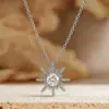 Collar de Acero de Titanio de Alta Gama Estilo Coreano para Mujer con Colgante de Borla Incrustada de Diamantes Estilo Ins Sentido de Diseño de Nicho Cadena para Clavícula de Lazo
