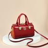 Bolsa Feminina de Couro Patente, Bolsa Transversal, Bolsa para Mãe, Bolsa de Mão, Bolsa com Fecho de Couro Brilhante, Bolsa de Ombro Fashion, Em Estoque, Direto do Fabricante