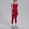 Novo Conjunto de Roupas de Yoga Estilo Transfronteiriço, Sensação Nua, Justo ao Corpo, Cintura Alta, Levanta Bumbum, Secagem Rápida, Beleza Esportiva nas Costas, Conjunto para Corrida ao Ar Livre e Fitness