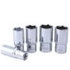 Llave de carraca con interfaz de 12.5 mm, dado largo de 6 puntas de 1/2 pulgada, dado de extensión hexagonal con cabeza hueca 8-32 mm