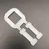 Protectores de Esquina de Plástico Blanco en Forma de L al por Mayor en Stock, Bandejas de Piedra, Tiras de Plástico de Fijación Antideslizantes, Tiras de Plástico Perforadas