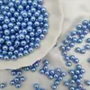 Perlas de Imitación Porosas de Alto Brillo 3-30mm Cuentas Sueltas Accesorios DIY Hecho a Mano Accesorios de Joyería Abs Cuentas para Ropa Cuentas de Colores