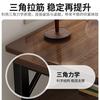 Escritorio Doble Largo Estudiante Hogar Dormitorio Aprendizaje Escritura Casa de Alquiler Mesa de Computadora Rectangular Mesa Estrecha de Pared