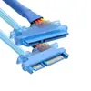 SATA3.022P transmisión simultánea de energía y datos 7+15 macho a hembra adaptador de disco duro conector de disco duro SATA
