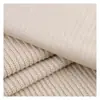 Jacquard Acanalado de Terciopelo Liso 380g, Tela Gruesa Texturizada de Costilla Gruesa 100% Poliéster, Tela para Traje de Moda Otoño e Invierno