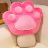 Almohada Larga de Pata de Gato para Niñas, Almohada de Dormir con Forma de Pata de Helado, Almohada para Abrazar las Piernas, Cojín de Cabecera para Dormir de Lado Extraíble y Lavable