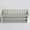 Soporte de tubo de ensayo de aluminio 12/15/18/20/22/27/32 mm soporte de tubo colorimétrico de aluminio tubo de centrífuga tubo de detección tubo de muestreo