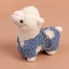 Pingente de Pelúcia de Alpaca Fofo Criativo Desenho Animado Chaveiro de Casal Decorações para Mesa Carro Pequeno Presente Atacado