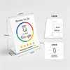 Tarjeta de revisión de stand de Google NFC tarjeta de revisión positiva tarjeta de revisión positiva Google acrílico personalizado chip 215 tarjeta de revisión de inducción inteligente