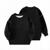 Sudadera con capucha nueva para niños 2026, estilo primavera y otoño, para niños mayores, con bloques de color, colores contrastantes y estampado de letras, ropa casual