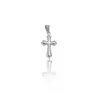 Pingente cruz simples comércio exterior AliExpress não desbota Europa e Estados Unidos retrô titânio aço inoxidável banhado a ouro 24k