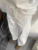 Elegantes Jeans Blancos Sueltos de Pierna Recta para Mujer, Novedad Primavera/Verano 2026 de Cintura Alta, Adelgazantes, Caída Suelta, Casual, Pierna Ancha