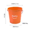 Porta-Canetas de Ferro Colorido Macaron Transfronteiriço Balde de Armazenamento Multifuncional Decoração de Mesa Caixa de Doces Mini Balde Pequeno Vaso de Flores