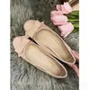 Zapatos Planos de Cuero Estilo Profesional Ligeros para Mujer 2026 Moda Retro Francesa para el Trabajo Zapatos de Ballet que Aumentan la Altura