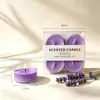 Velas de té, velas pequeñas de colores, velas perfumadas hechas a mano de alta gama para decoración de bodas y cumpleaños