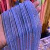 Duobaosheng azul lago miçangas finas 2mm miçangas mini miçangas esculpidas pequenas miçangas pedra luminosa mini miçangas