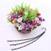 Corrente para Cesta de Flores Corrente para Cesta de Flores Corrente para Pendurar com Gancho Duplo Conjunto de Correntes para Pendurar Corrente de Vaso de Flores de Plástico.
