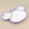 Vajilla infantil al por mayor en stock plato de cangrejo lindo tazón suministros materno-infantiles plato de silicona de grado alimenticio tazón para suplemento alimenticio