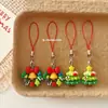 Lindos dijes de Navidad para teléfono, coronas de Navidad de dibujos animados, correas de Navidad para teléfono y adornos de Navidad - pequeños regalos perfectos para la temporada navideña