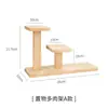 Suporte de Flores para Peitoril de Janela de Madeira Maciça, Rack Decorativo Criativo para Plantas Suculentas, Prateleira de Armazenamento de Mesa Multicamadas para Canto de Varanda Interna