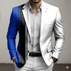 Chaqueta de Traje de Fiesta de Dos Botones con Impresión Digital 3D Top Casual Venta Directa de Fábrica Origen Venta Caliente Transfronteriza Otro