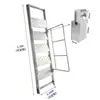 Vehículo de Camping Vehículo Especial Escalera de Embarque Telescópica de Acero Inoxidable 304, Engrosada, Antideslizante, Anticorrosión, Fácil de Instalar