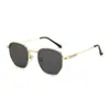 Gafas de sol americanas europeas y americanas Tendencia Genial Moda Gafas de sol poligonales para hombre Transfronterizas Nuevas Visera Gafas de conductor para conducir