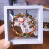 Novo Pulseira Fofa Colorida de Natal Ins Nicho Versátil Doce Pulseira de Melhor Amigo Venda Direta da Fábrica Joias