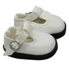 6 zapatos BJD zapatos para muñeca de 30cm zapatos planos cuero brillante 4.7cm x 2.5cm zapatos casuales