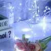 Luces de Cadena de Alambre de Cobre LED Transfronterizas Operadas por Batería Caja de Regalo de Flores Luces Pequeñas de Colores Luces de Decoración Navideña Venta al por Mayor en Stock