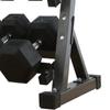 Suministro Directo de Fábrica de Rack para Mancuernas de Tres Niveles, Rack para Colocación de Juego de Mancuernas, Rack de Almacenamiento de Equipos de Fitness para Estudio de Entrenamiento Personal Comercial