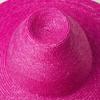Sombrero de Paja Tejido a Mano de Ala Ancha Cónica Alta de Primavera y Verano Europeo y Americano para Playa con Protección Solar para Exteriores