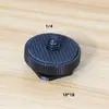 Jaula de Cámara DSLR Micro Expansión Montura de Zapata Fría Tornillo de 1/4 Adaptador de Liberación Rápida para Luz de Relleno Micrófono Base de Zapata Caliente