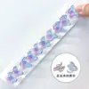 Presilha de Cabelo Exquisita de Feijão Borboleta para Meninas, Grampo de Cabelo Borboleta Degradê Exquisito, Acessório de Cabelo Borboleta de Jade Esmaltado para Bebê