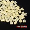 Estrella de cinco puntas de 8 mm agujero recto agujero vertical esmerilado estrella pequeña estrella de cinco puntas esmalte de color antiguo horquilla borla diy hecho a mano cuentas sueltas