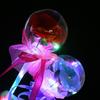 Agita la misma bola de ondas de estilo Bola de estrella Varita mágica varita de hadas para niños juguete luminoso plaza de mercado nocturno caliente al por mayor