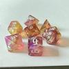 Dados poliédricos camaleónicos bicolores con 7 nuevas fuentes, juego digital DND, grupo de carreras Chromo, eBay, Walmart