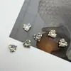Nuevos Accesorios de Aleación con Forma de Corazón de Diamante Único, Parches Decorativos Simples, Accesorios para el Cabello Hechos a Mano, Funda para Teléfono, Materiales para DIY de Ropa
