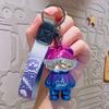 Llavero de Oso Mecánico con Degradado Brillante Accesorios Colgante para Bolso Adorno Regalo Pequeño para Pareja Exquisita Muñeca Llavero