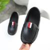 Zapatos de Cuero Populares para Niños Primavera y Otoño 2025, Zapatos Tipo Mocasín de Suela Suave para Niños, Zapatos Planos para Niñas, Zapatos para Bebés de Una Pierna