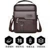 Bolso de Hombro para Hombre WEIXEIR con Patrón de Lichi, Estilo Business Commuter, Gran Capacidad, Impermeable, Bolso de Mano Multifuncional para Hombre