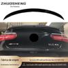 Adequado para Mercedes-Benz GLC COUPE cauda C253 para AMG cauda spoiler traseiro preto brilhante padrão de carbono asa de vento fixa