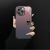 Coração Degradê Adequado para Apple 17Promax Estiloso 16 Novo Estilo 15 Capa de Celular Iphone14 Espelho Criativo